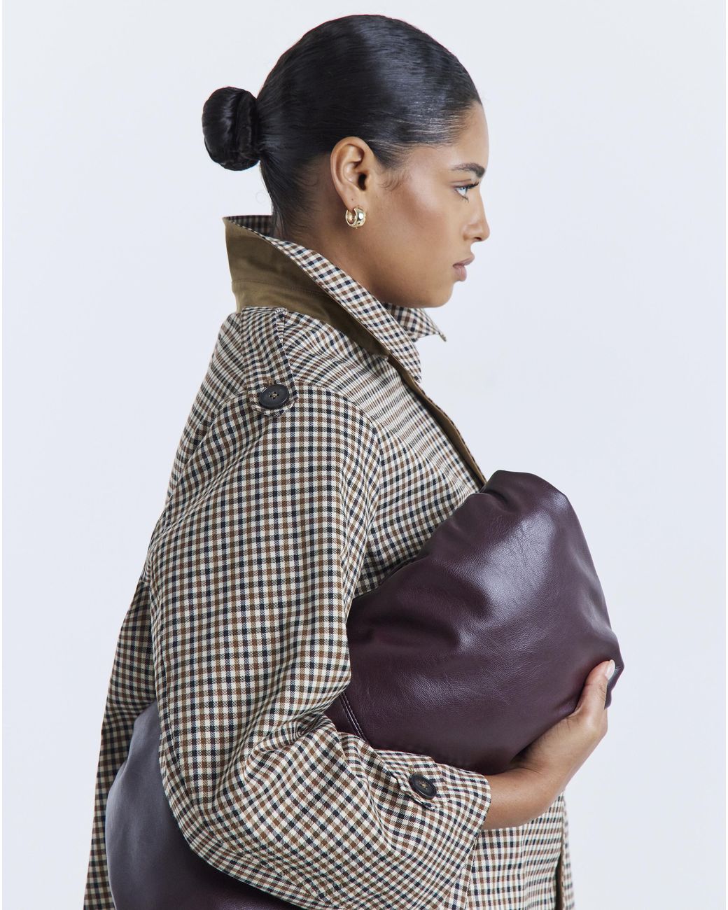 Simply Be Blue Reversible Mod Coat