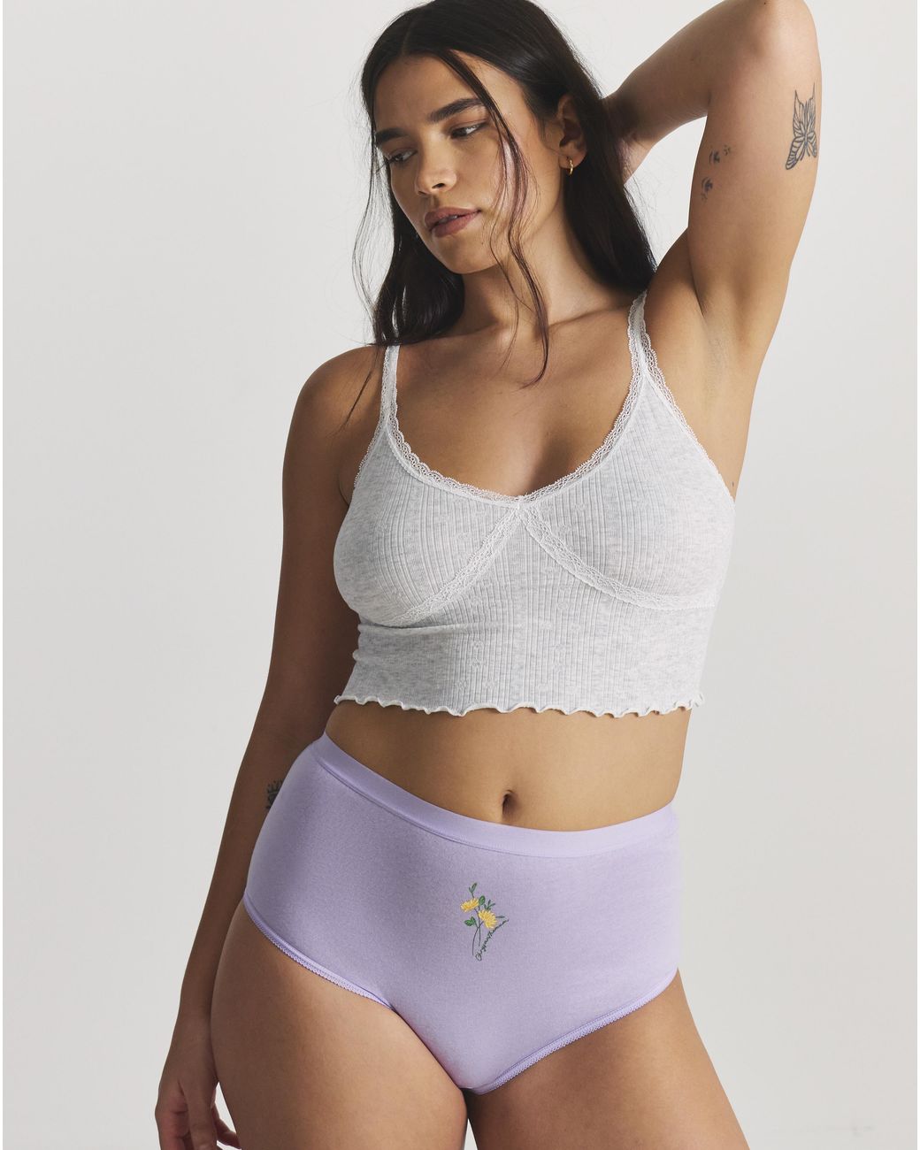 Pretty Secrets Purple 7 Pack Full Fit Brief