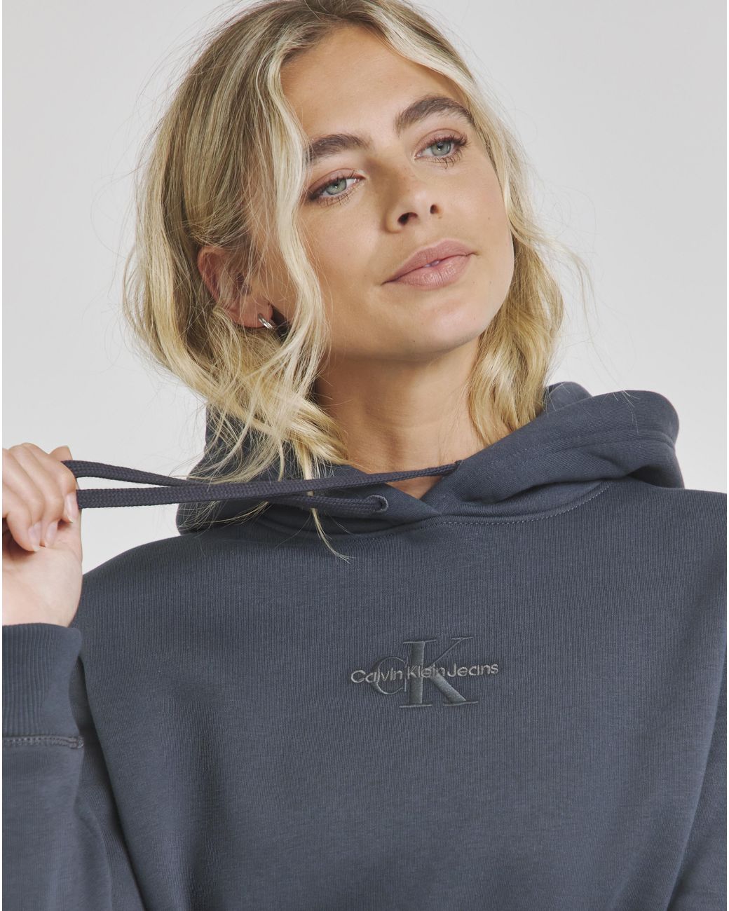 Calvin Klein Blue Calvin Klein Jeans Monologo Hoodie