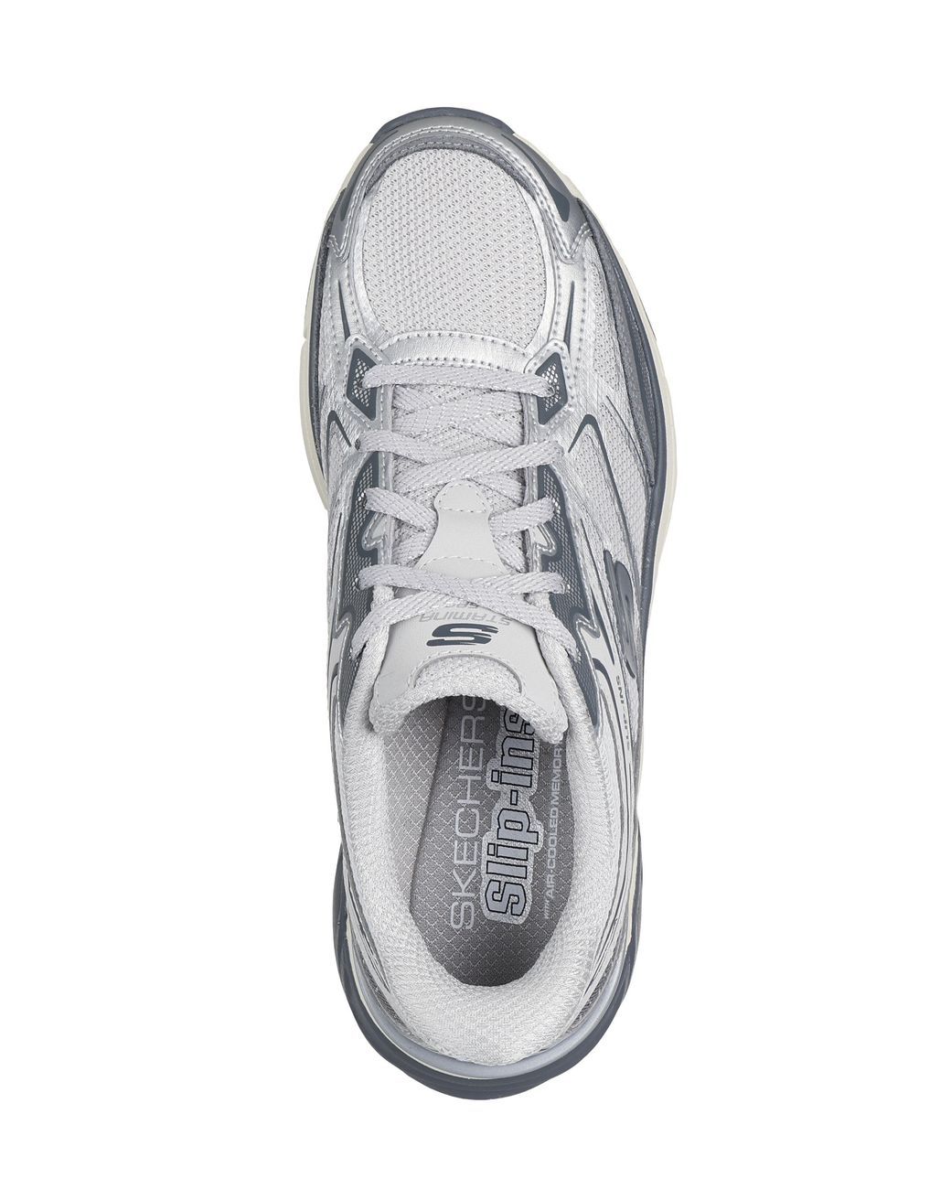 Skechers White Stamina Sport Slip-Ins Trainers