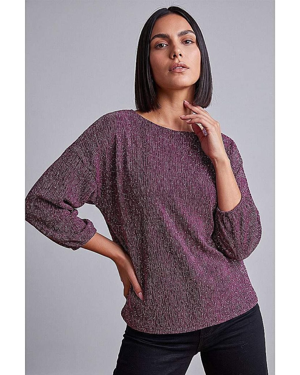 Roman Purple Roman Textured Brillo Top