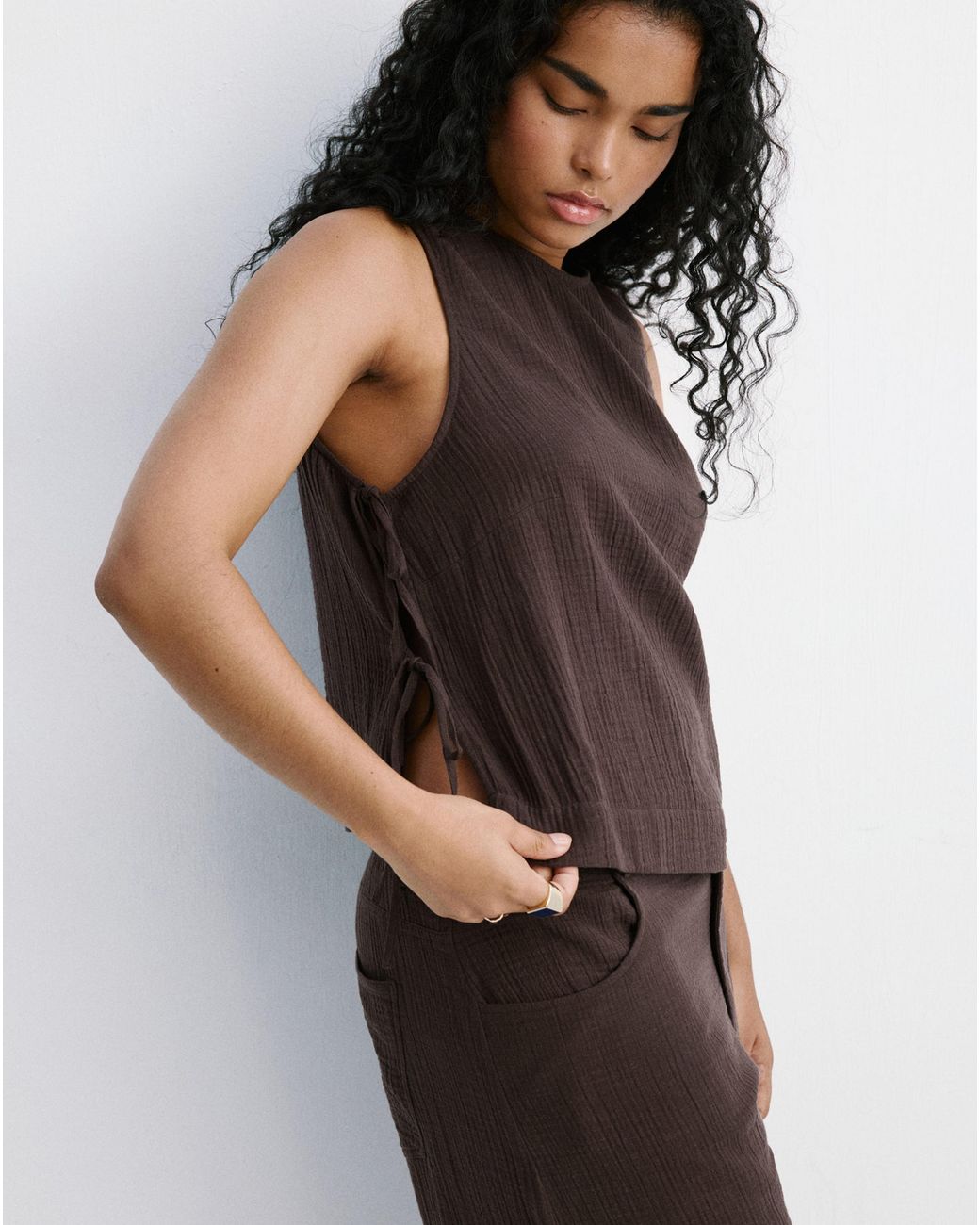Mango Black Top Calella