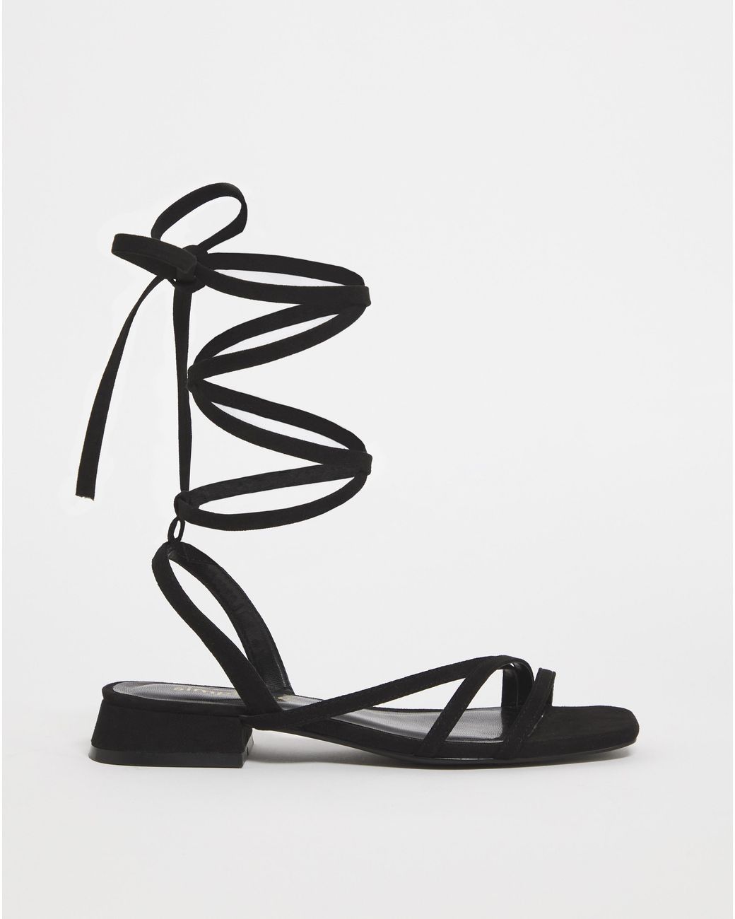 Simply Be White Strappy Flat Sandals Wide