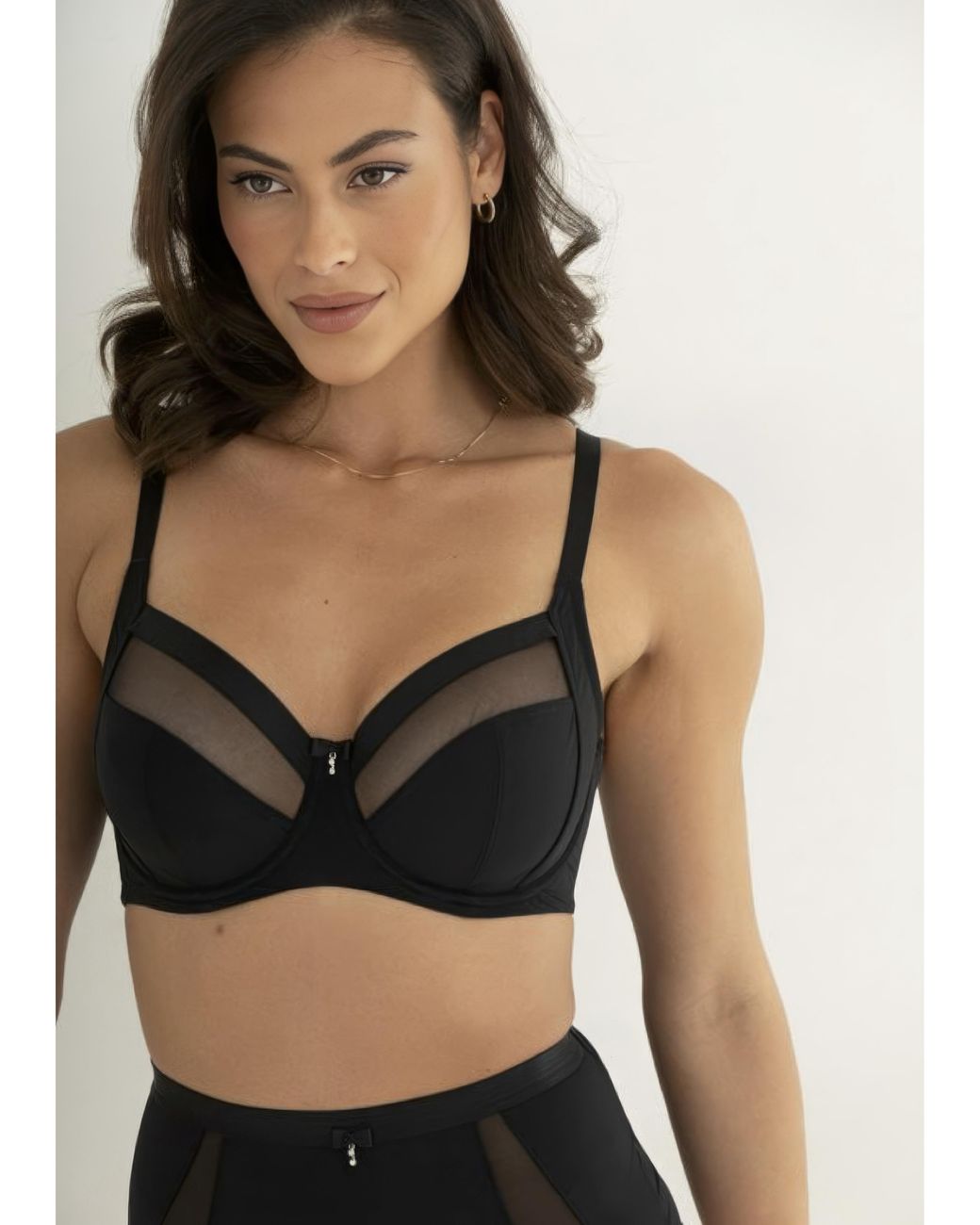 Pour Moi Black Viva Luxe Full Cup Bra