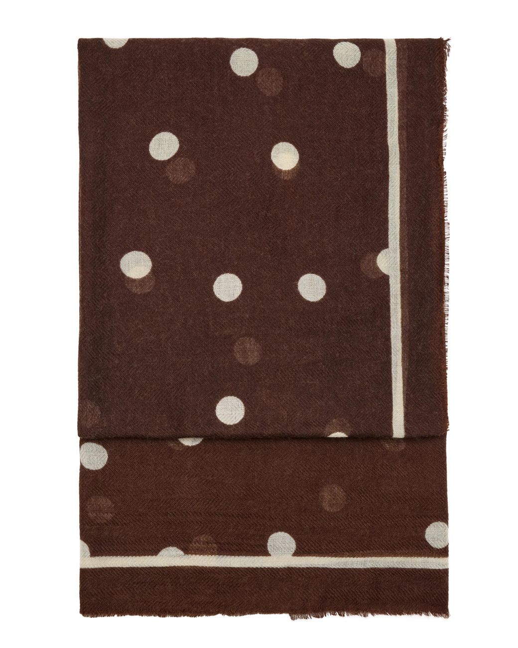 Mango Brown Polka Dot Neckerchief
