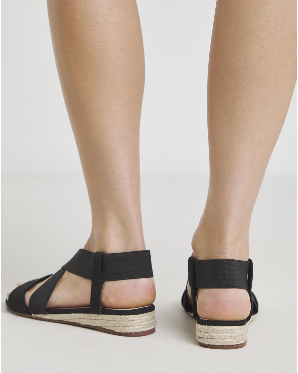 JD Williams Green Low Wedge Espadrilles Ultra Wide