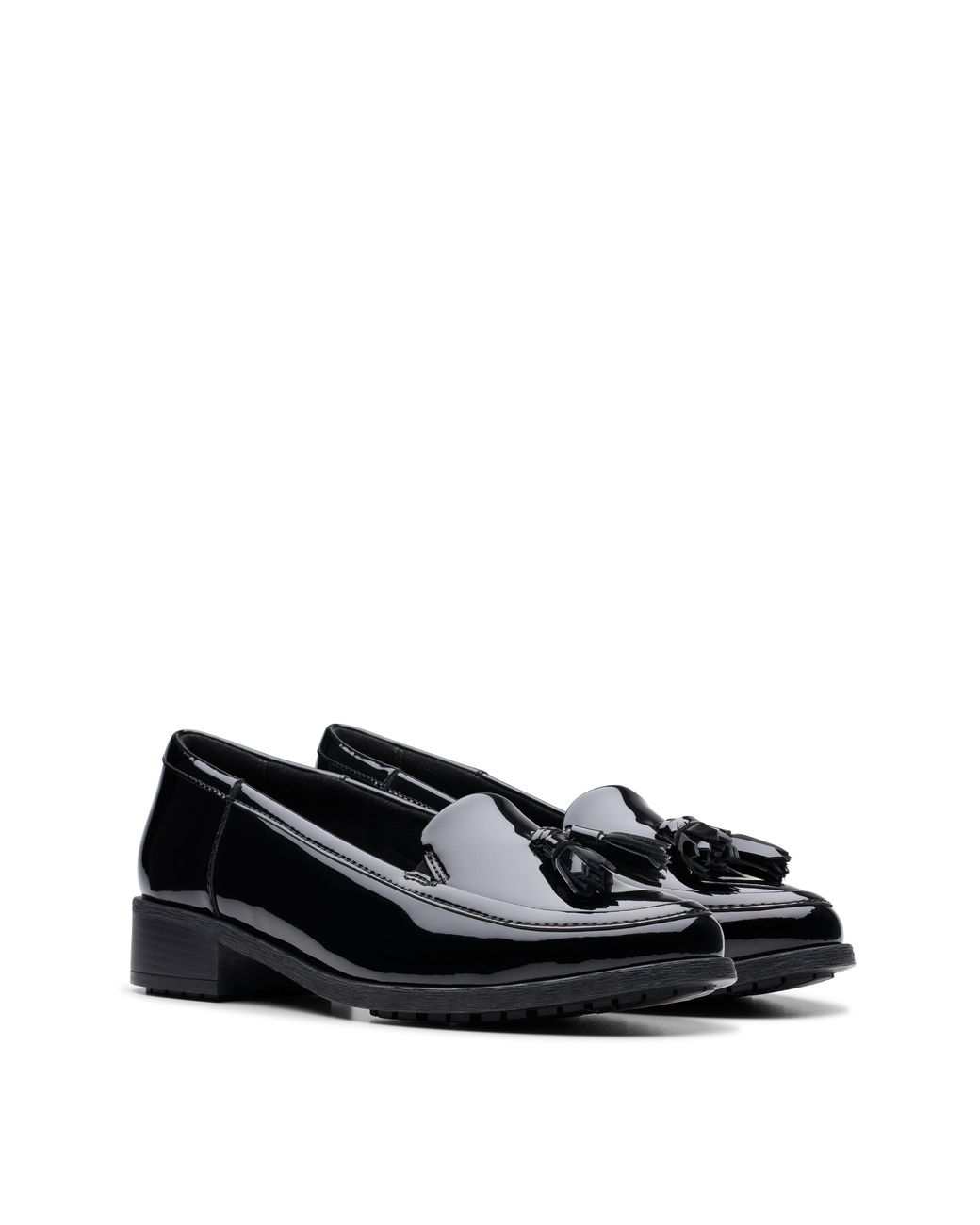Clarks Black Havisham Edge Wide