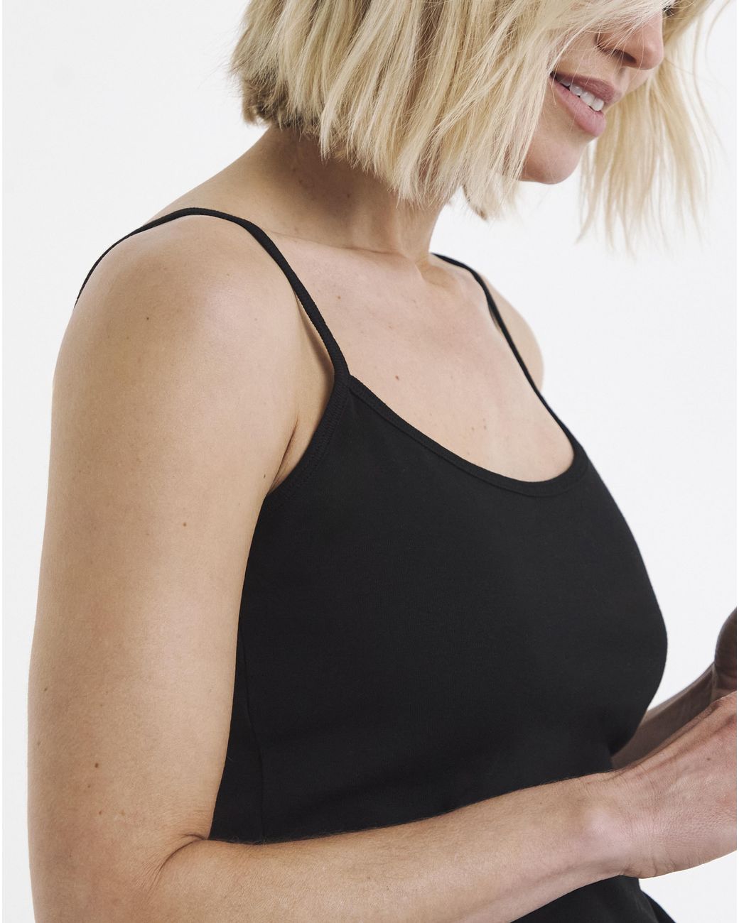 JD Williams Black Cami Vest With Adjustable Straps