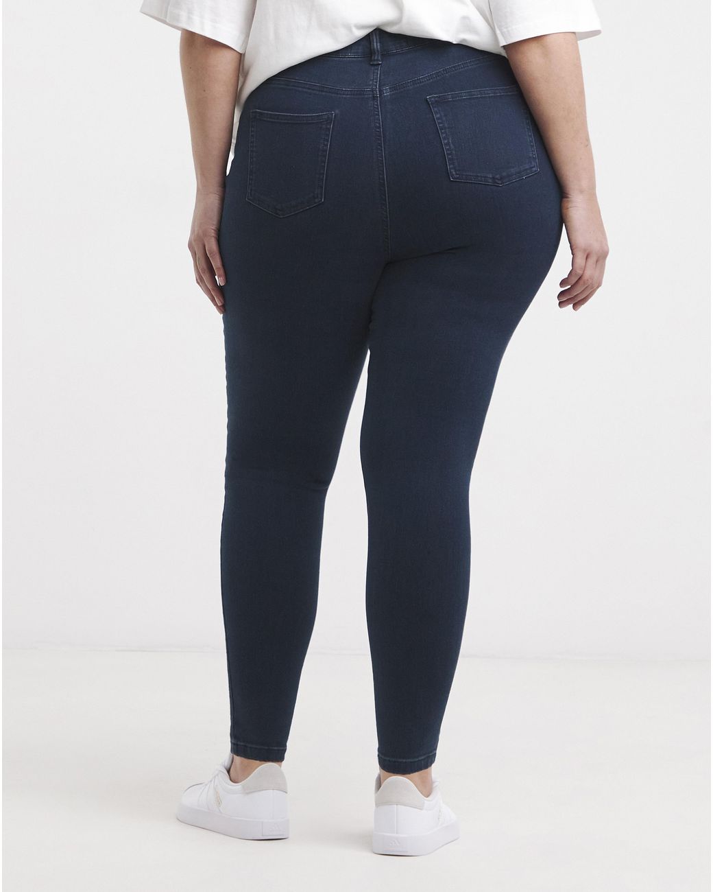Simply Be Blue Skinny Highwaist Super Stretch