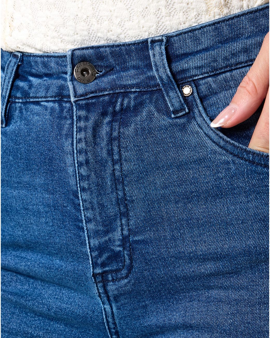 Joe Browns Blue Lexie Denim Capri Pants