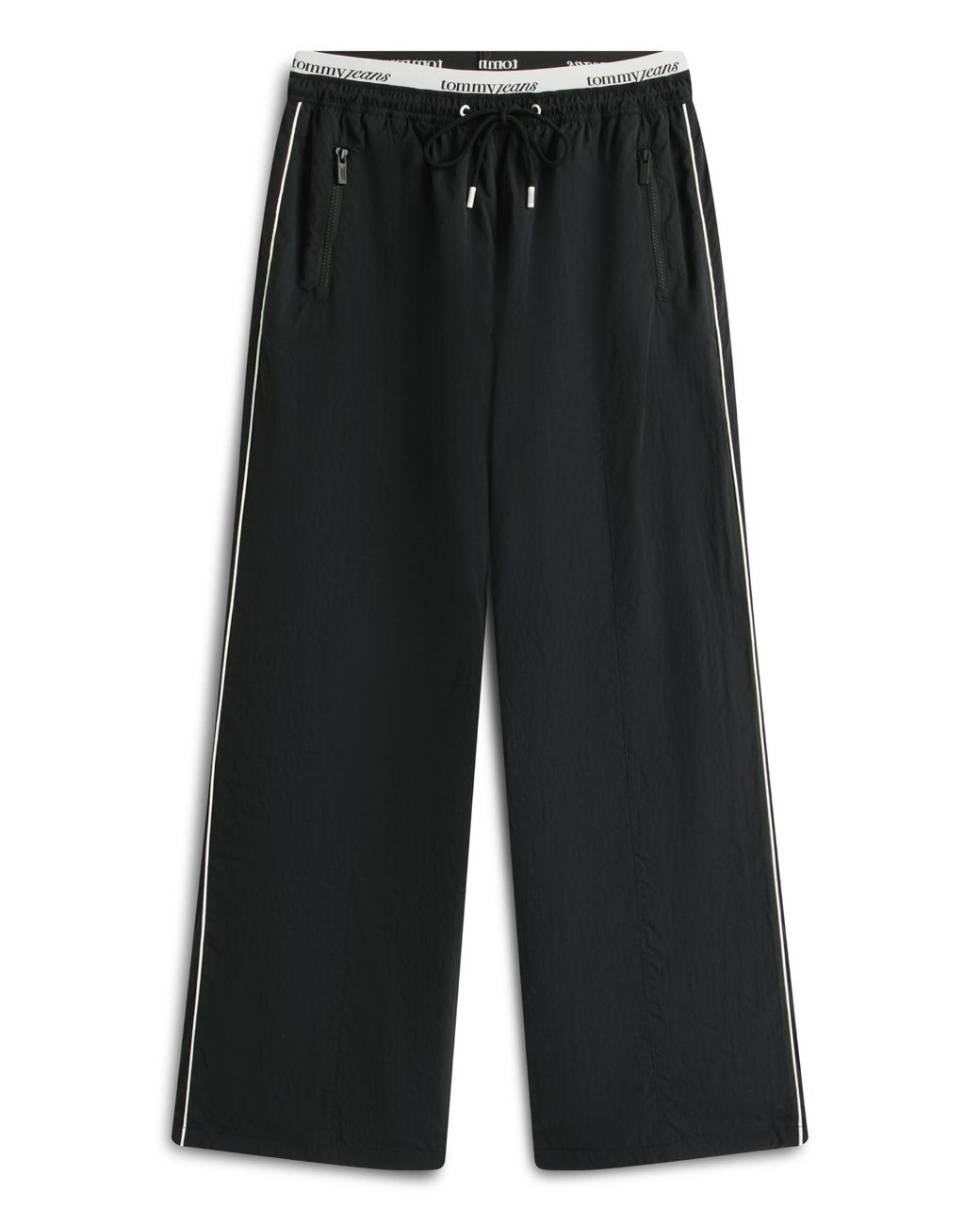 Tommy Hilfiger White Tj Waistband Track Pants