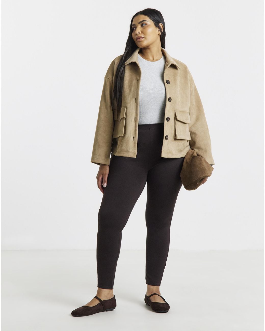Simply Be Natural Ponte Leggings