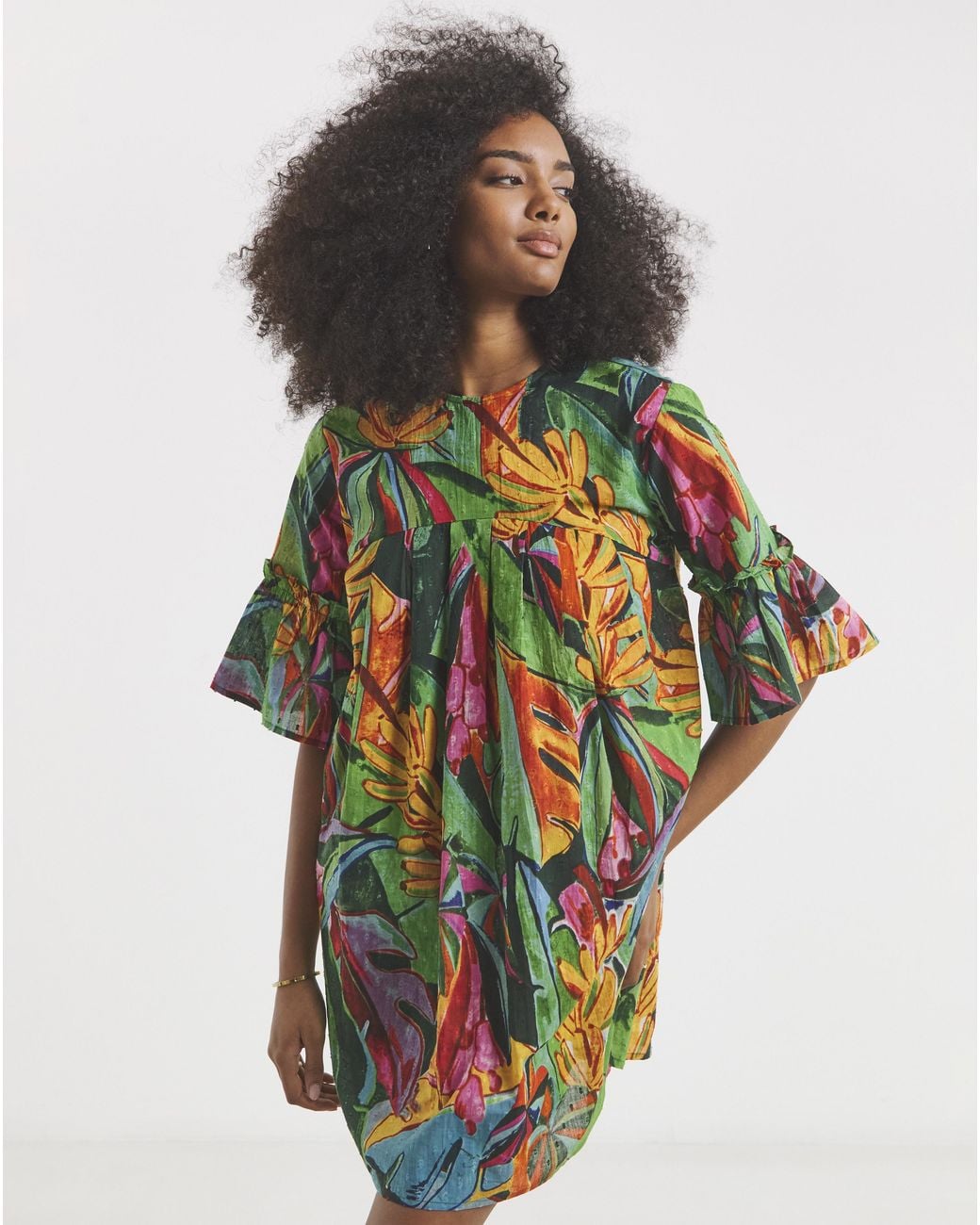 Native Youth Multicolor Printed Maxi Dress