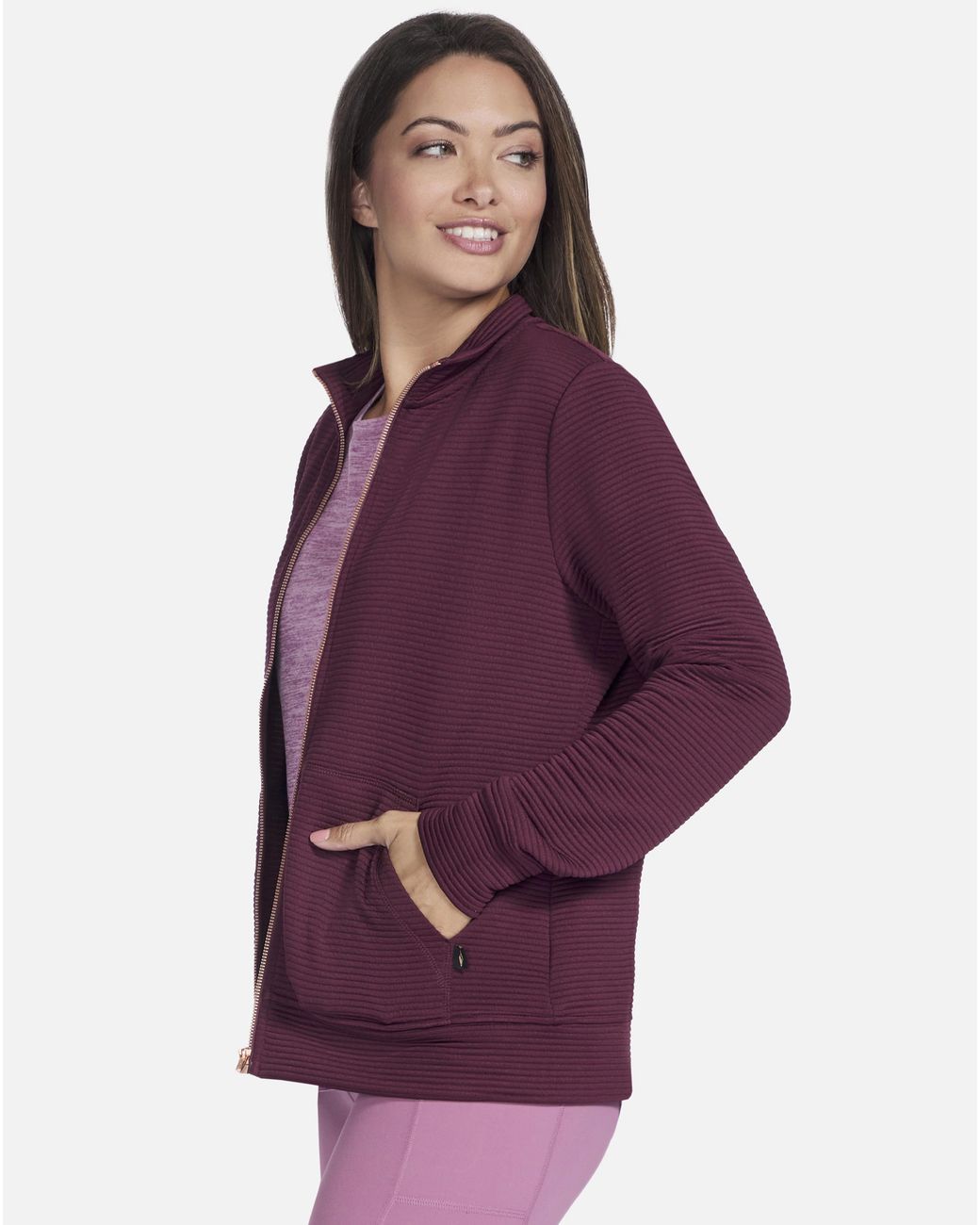 Skechers Purple Go Walk Hoodless Hoodie