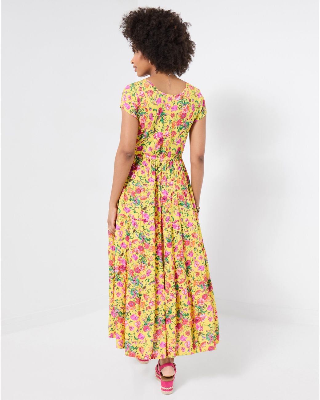 Joe Browns Metallic Camilla Printed Maxi Dress