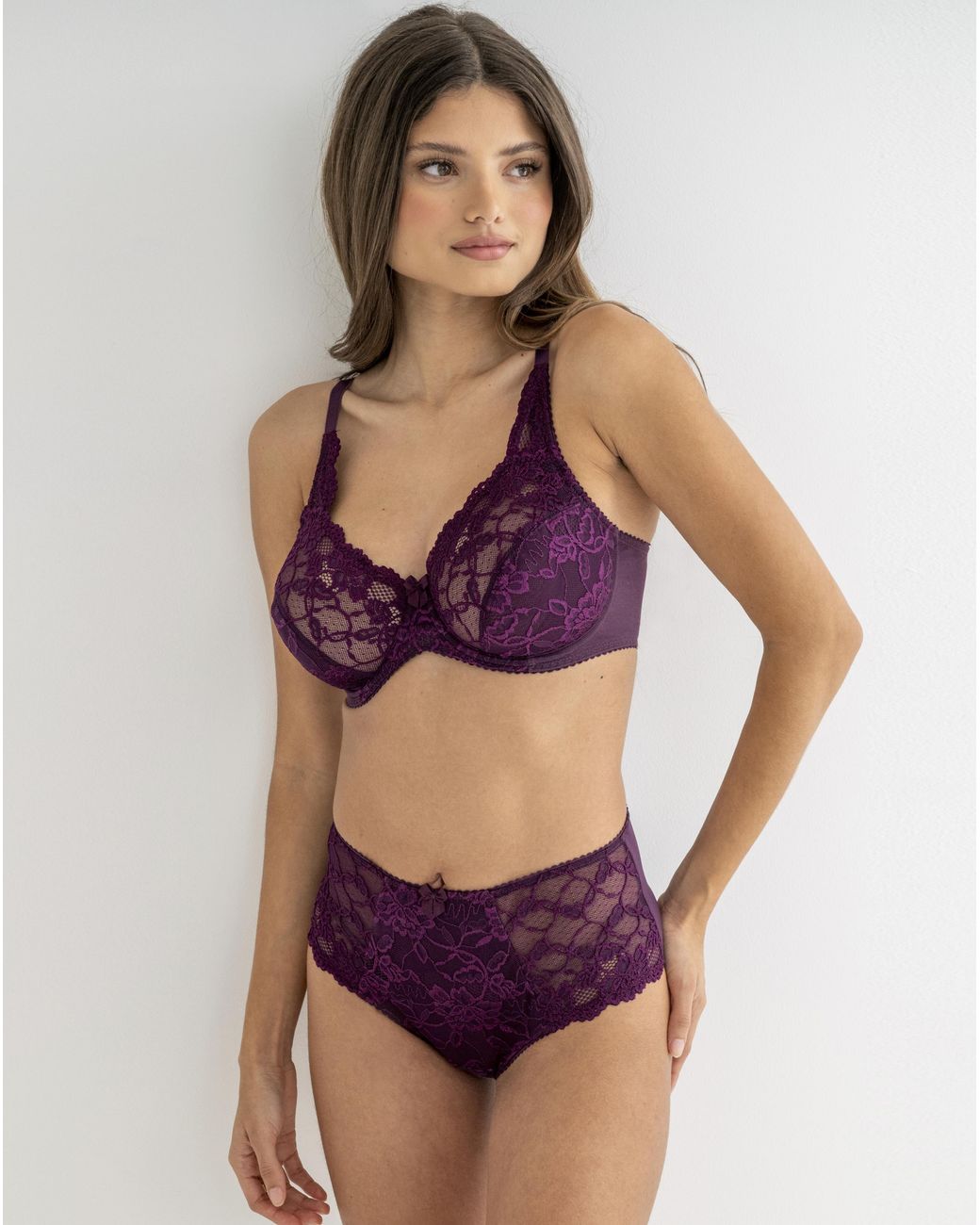 Pour Moi Purple Rosalind Full Cup Bra