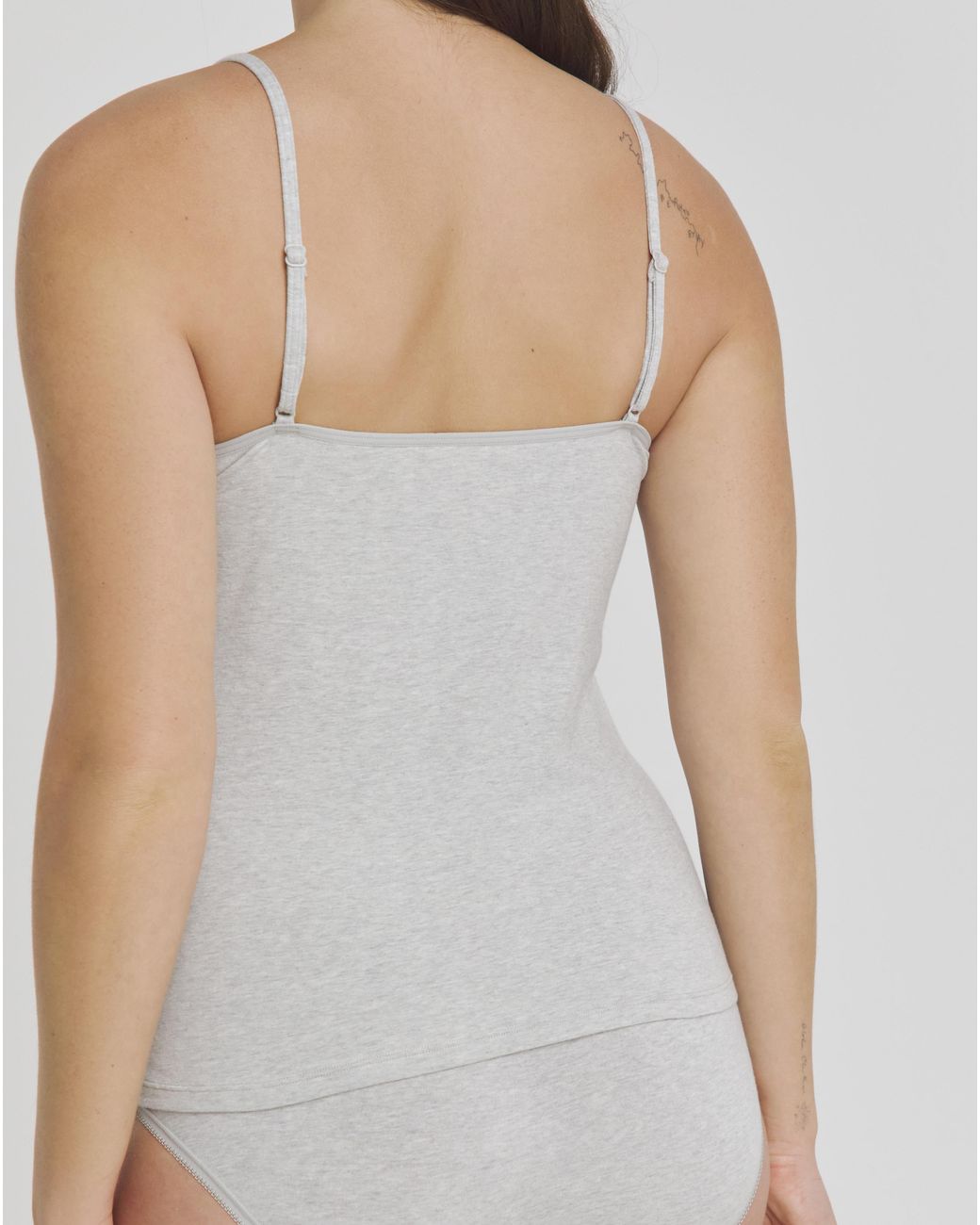 Pretty Secrets Gray 3 Pack Cotton Vests