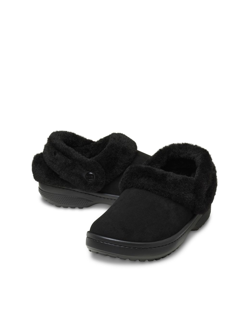 CROCSTM Black Unfurgtble Vegan Suede Clog