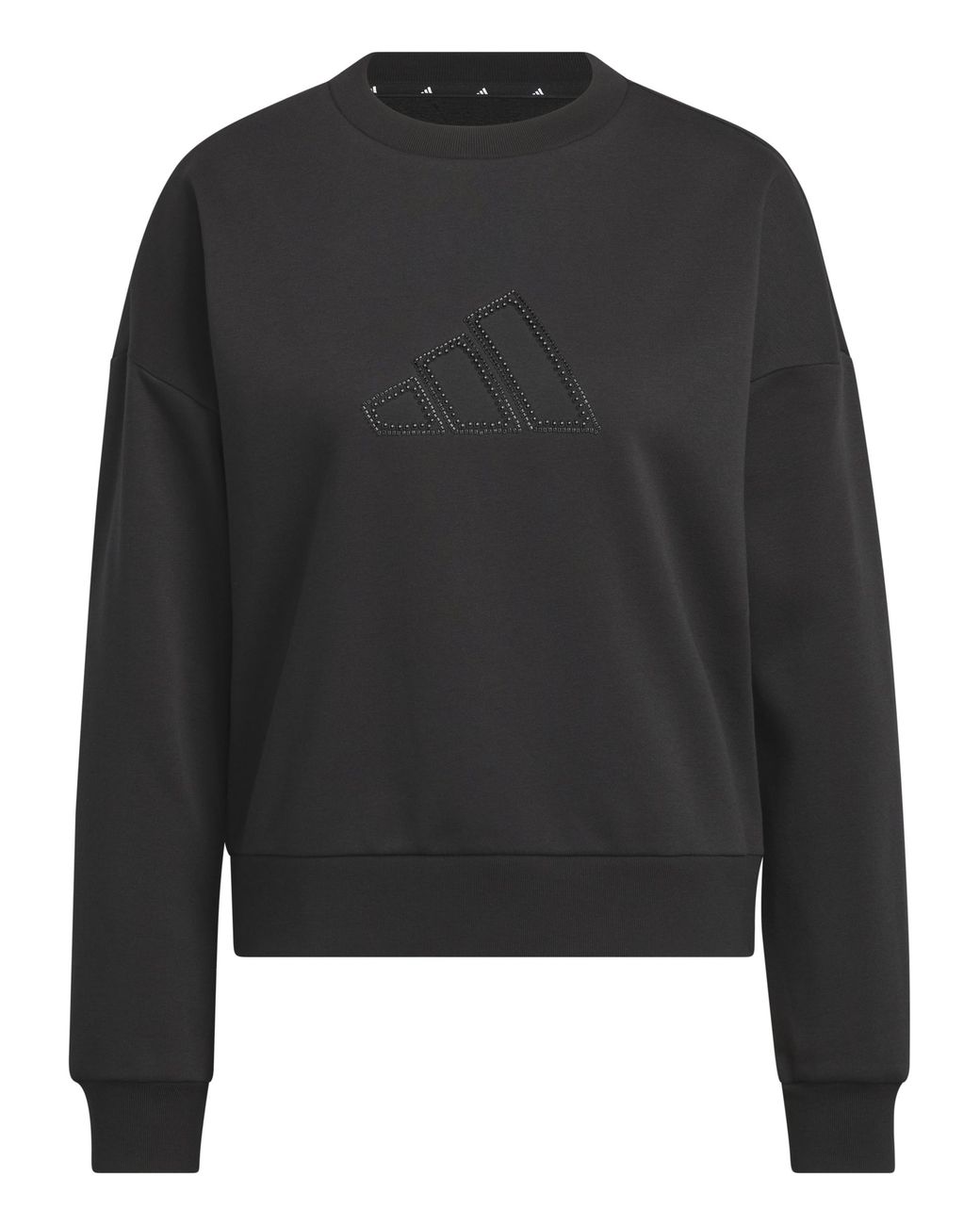 Adidas Blue Crew Neck Pearl Logo Sweatshirt