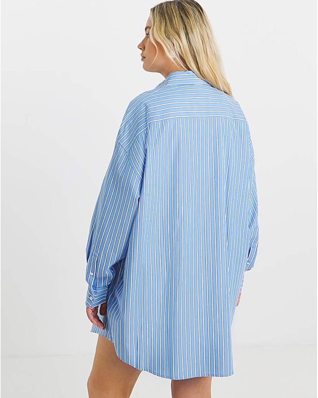 Tommy Hilfiger Blue Stripe Shirt Dress