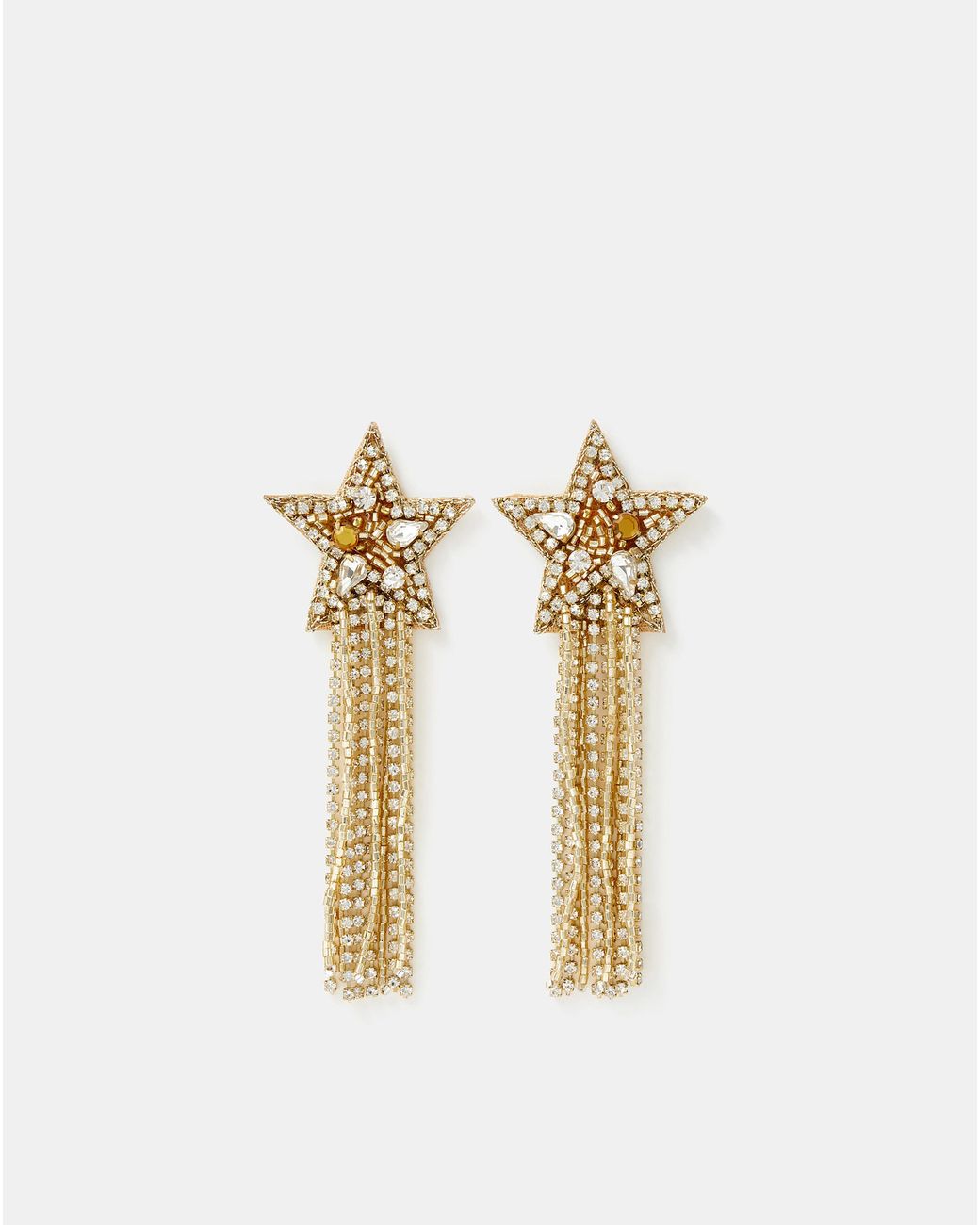 Accessorize Red Shooting Star Drop Earrings