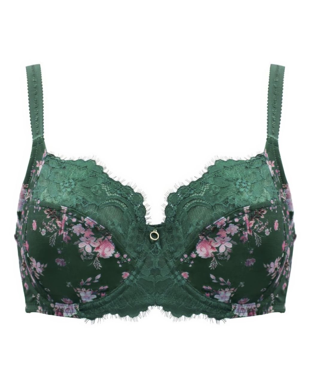 Pour Moi Green Bliss Full Cup Wired Bra Forest