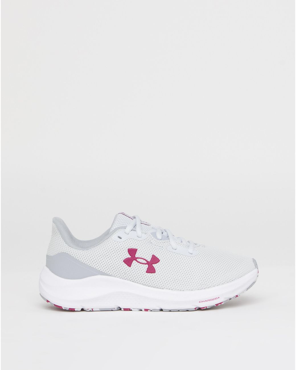 Under Armour White Charged Pursuit Trainers