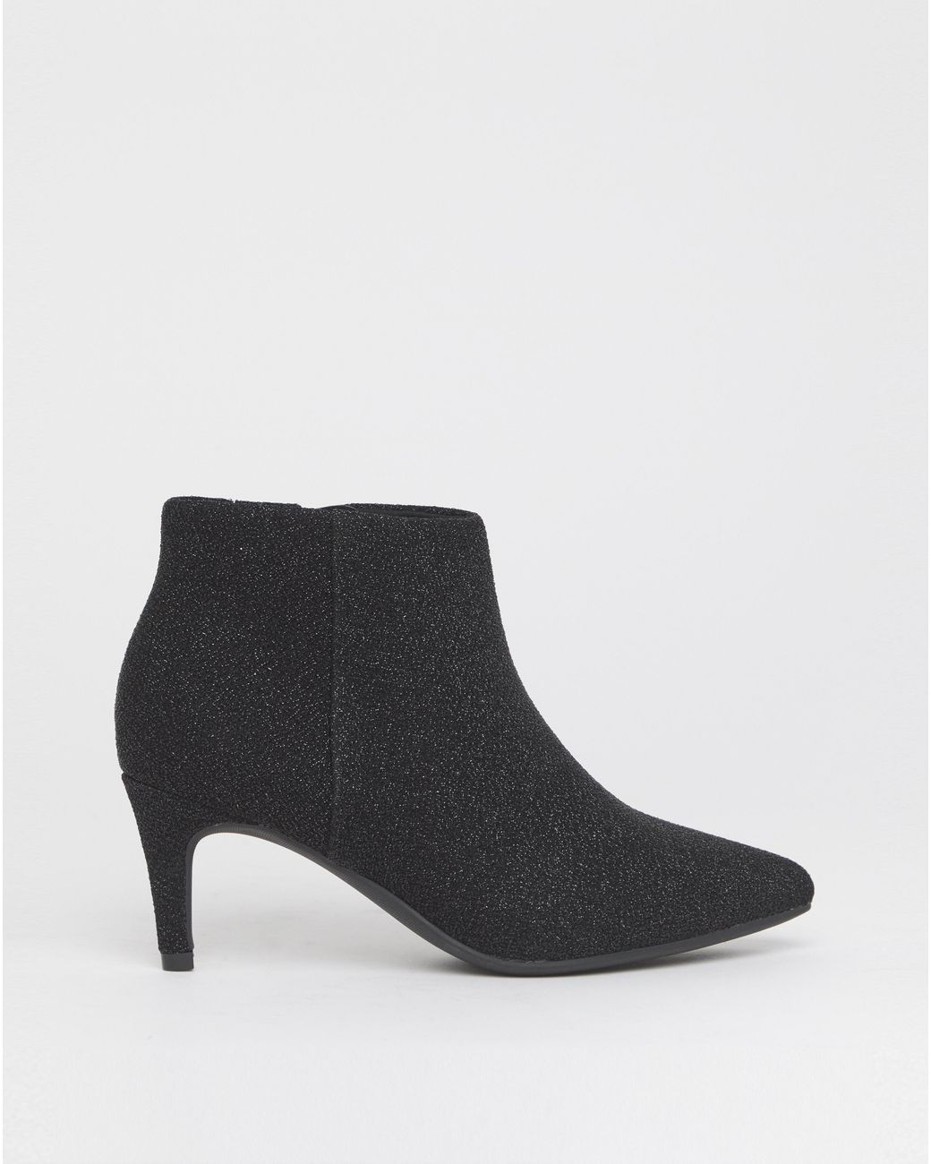 JD Williams Blue Kitten Heel Pointed Toe Ankle Boot E