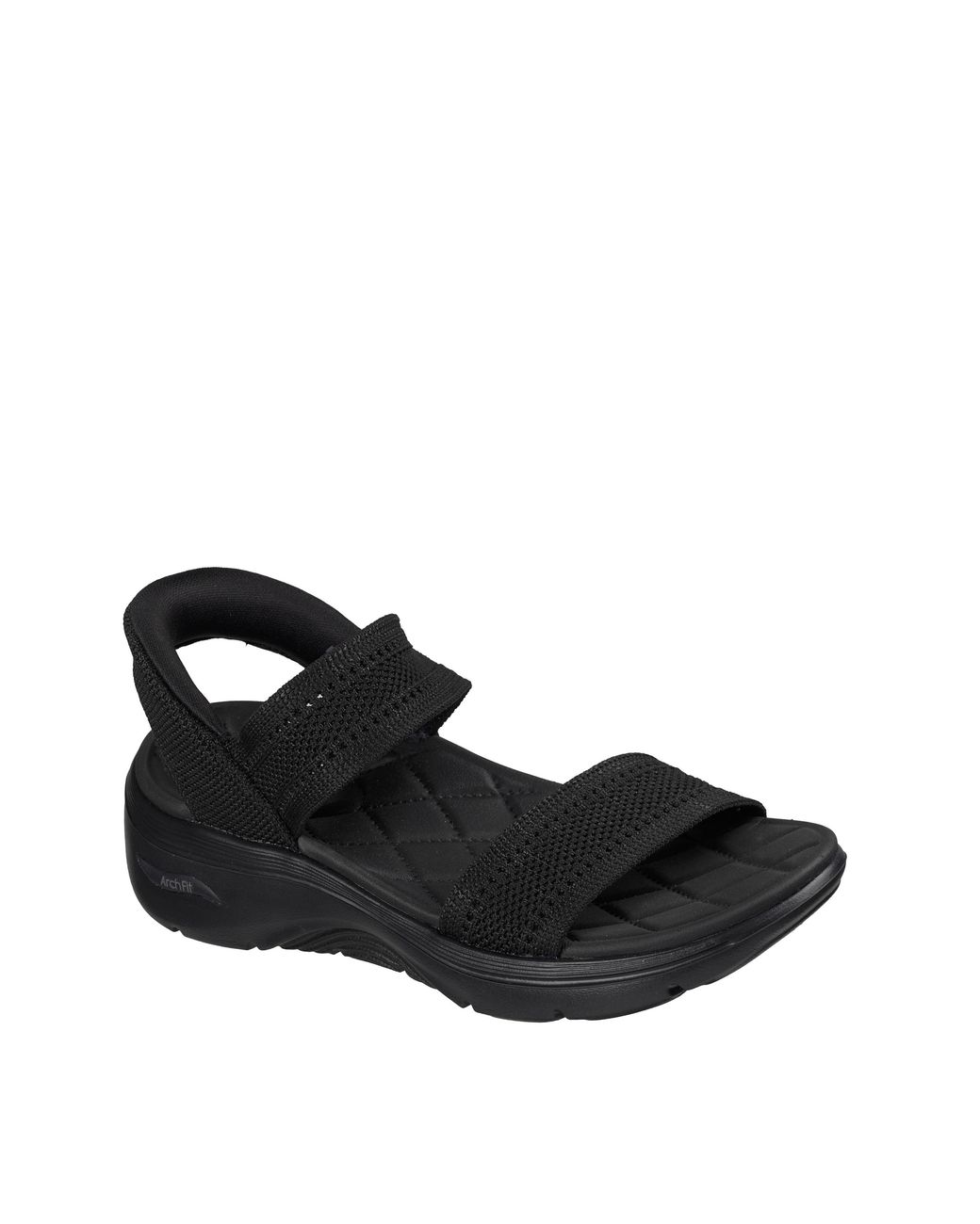 Skechers White Go Walk Arch Fit Slip Ins