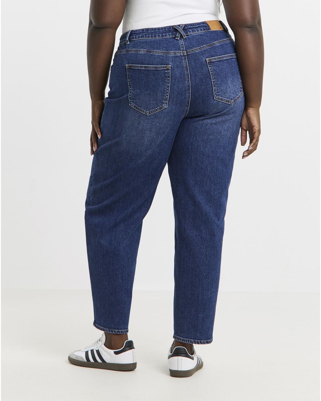 Simply Be Blue Barrel Jean
