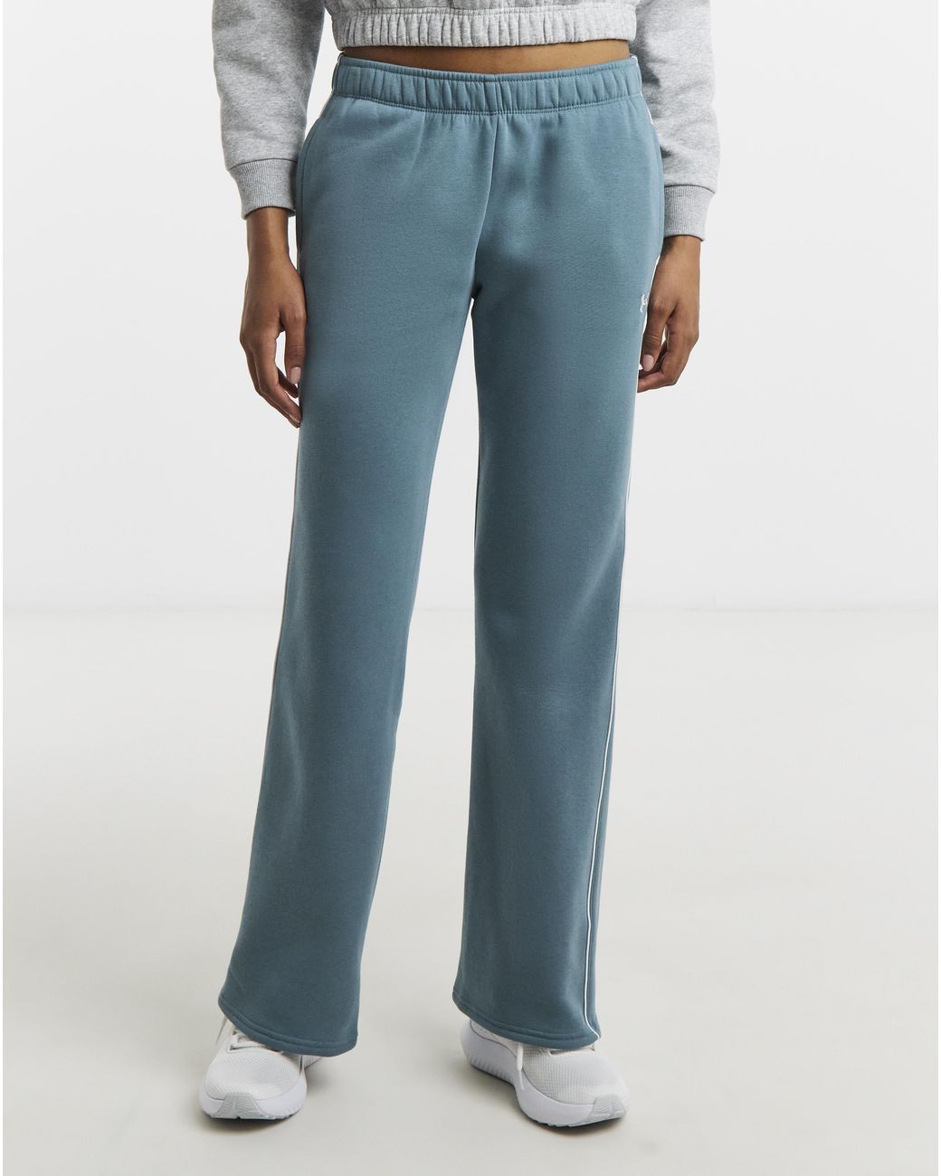 Under Armour Blue Rival Fleece Piped Pant