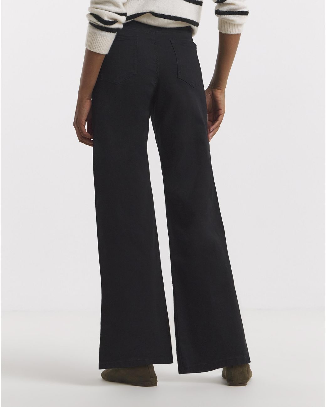 Simply Be Blue 24/7 Wide Leg Jeans