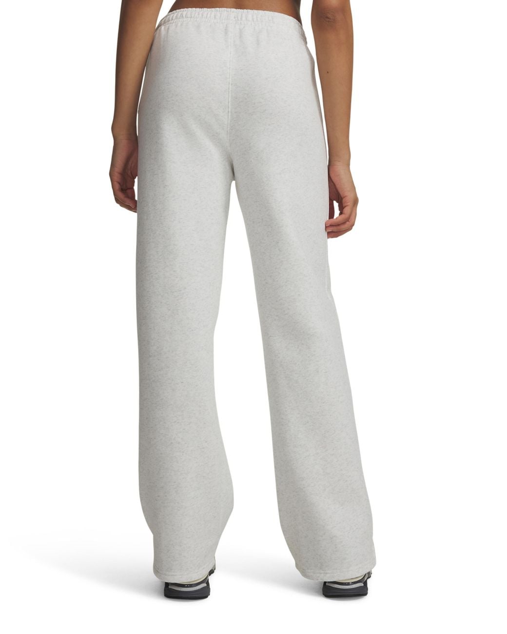 Under Armour White Rival Fleece Straight Pant