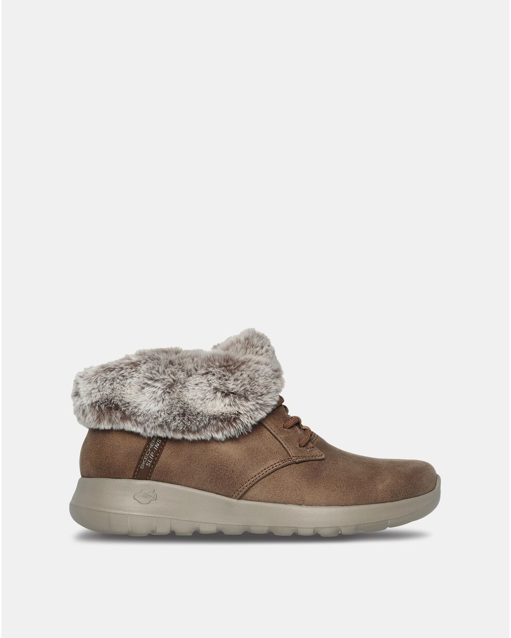 Skechers Brown On The Go Joy Boots E Fit