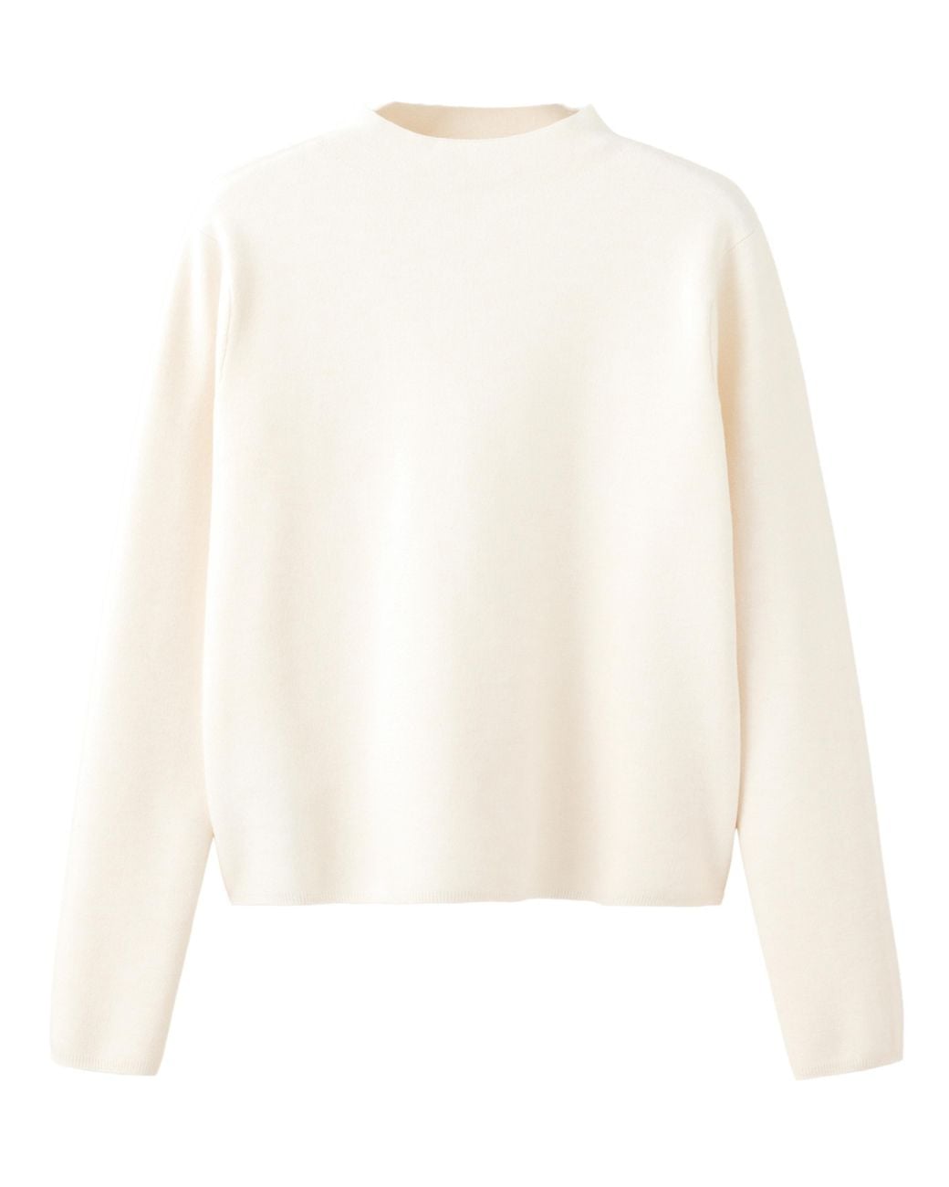 Mango White Sweater Chimney
