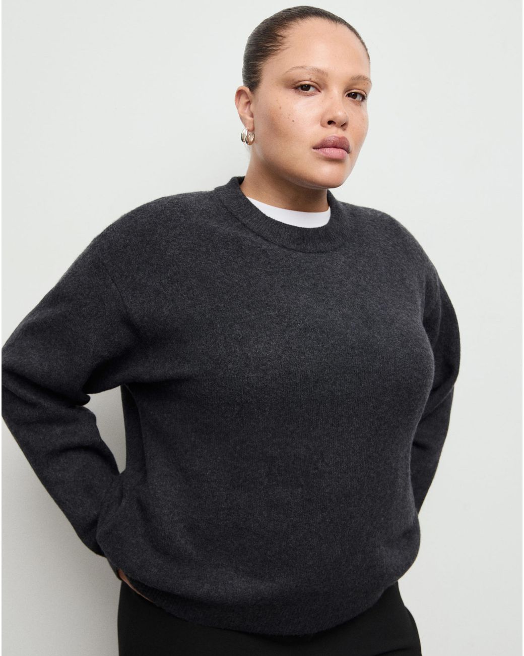 Mango Blue Medium- Knit Sweater