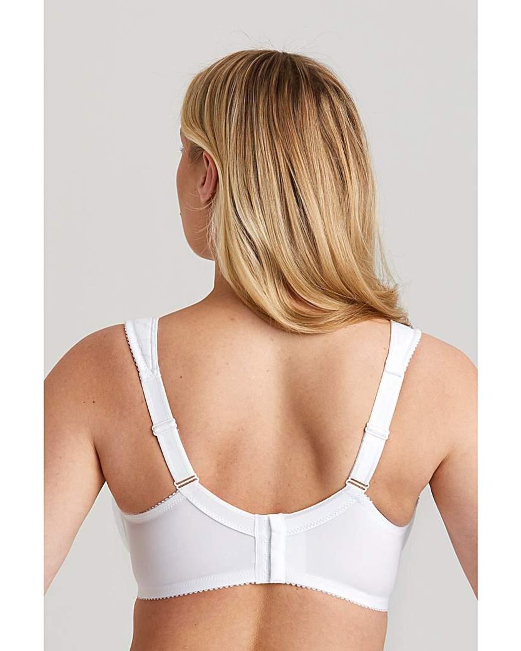 Miss Mary Of Sweden White Miss Mary Jacquard & Lace Bra