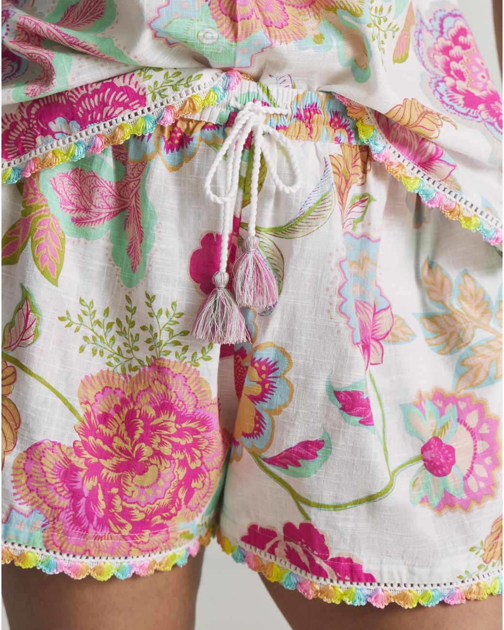 Figleaves Pink Beach Short And Top Co-Ord
