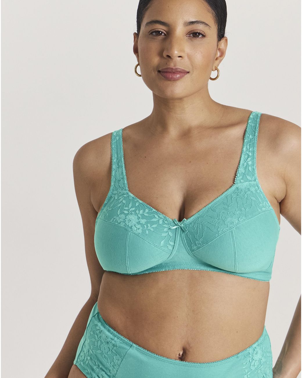 Pretty Secrets Blue 2 Pack New Sarah Full Cup Non Wired Bras