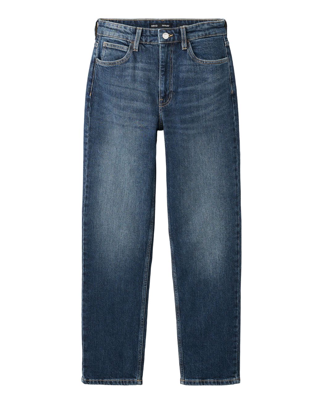 Mango Black Newmom High Rise Comfort Jean