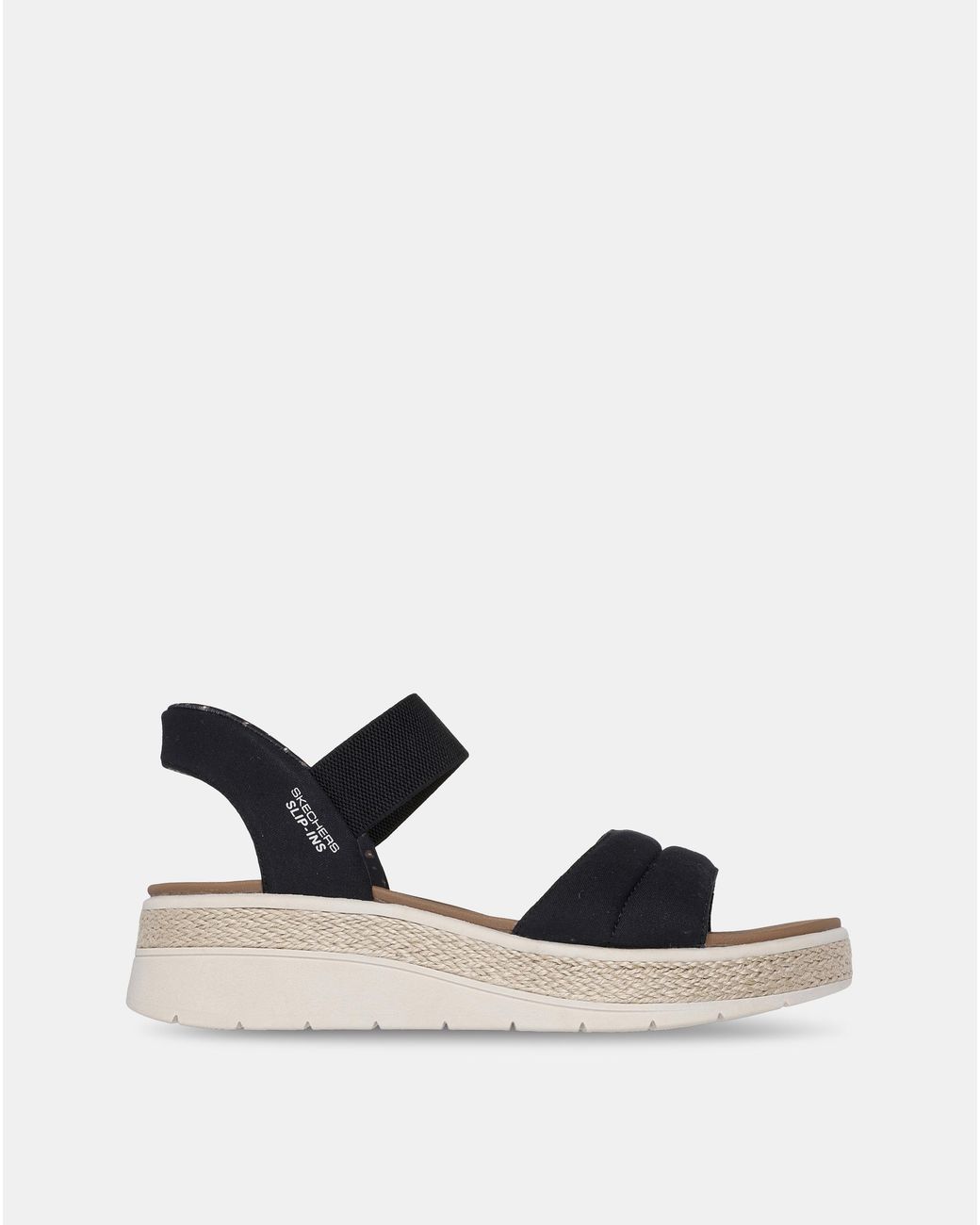 Skechers Blue Bobs Slip Ins Standard Sandals
