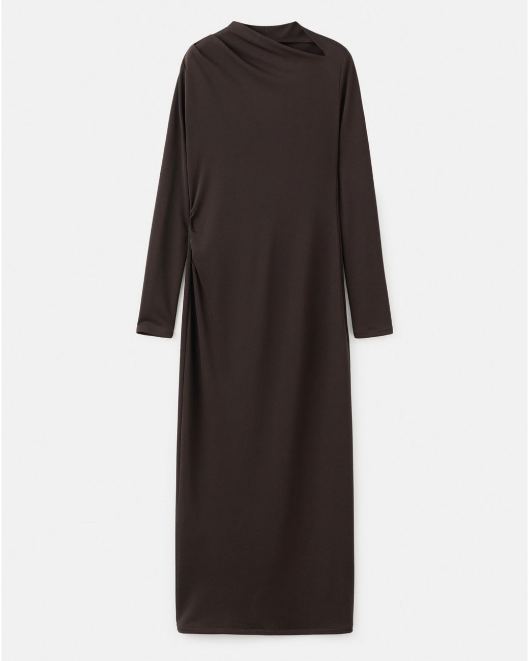Mango Black Boat Neck Dress