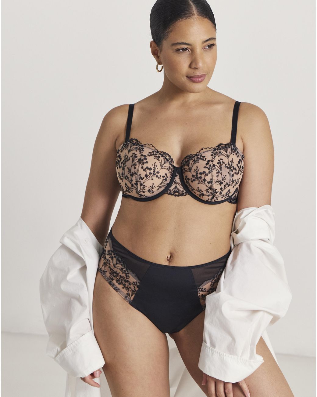 Pretty Secrets Black Penelope Knickers