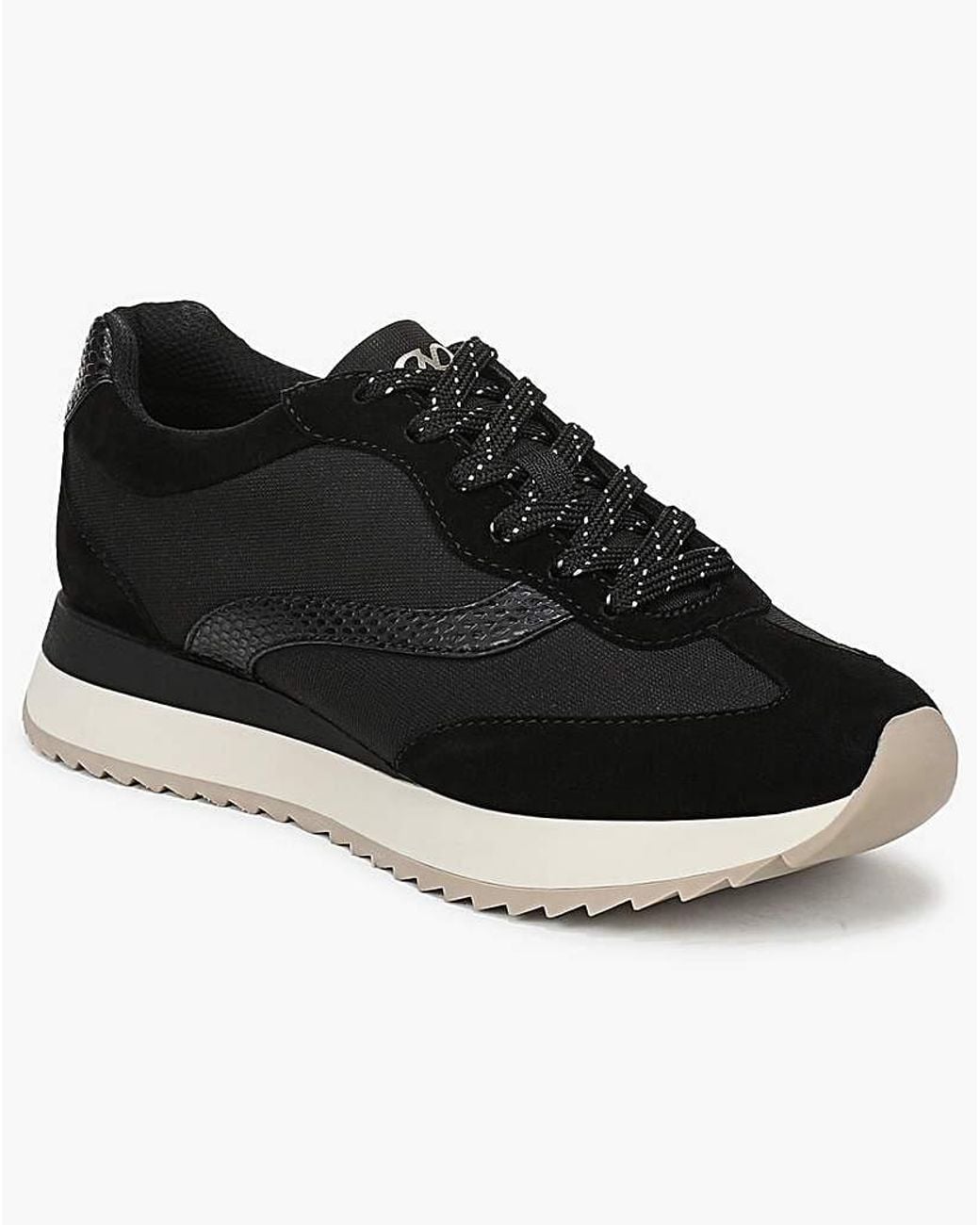 Naturalizer Black Wesley Suede Sneakers