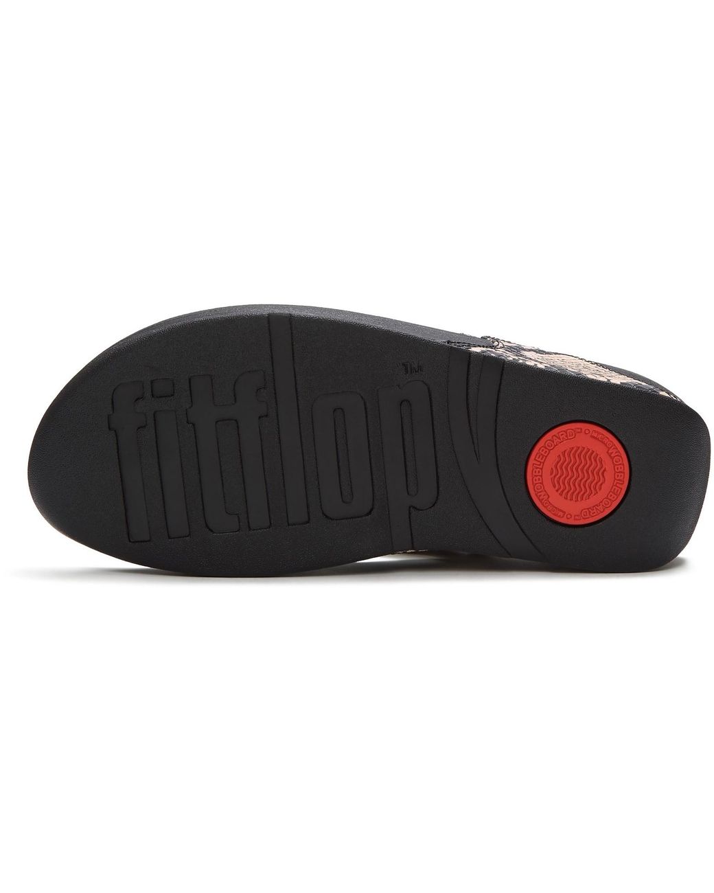 Fitflop Black Lulu Toe Post Sandal