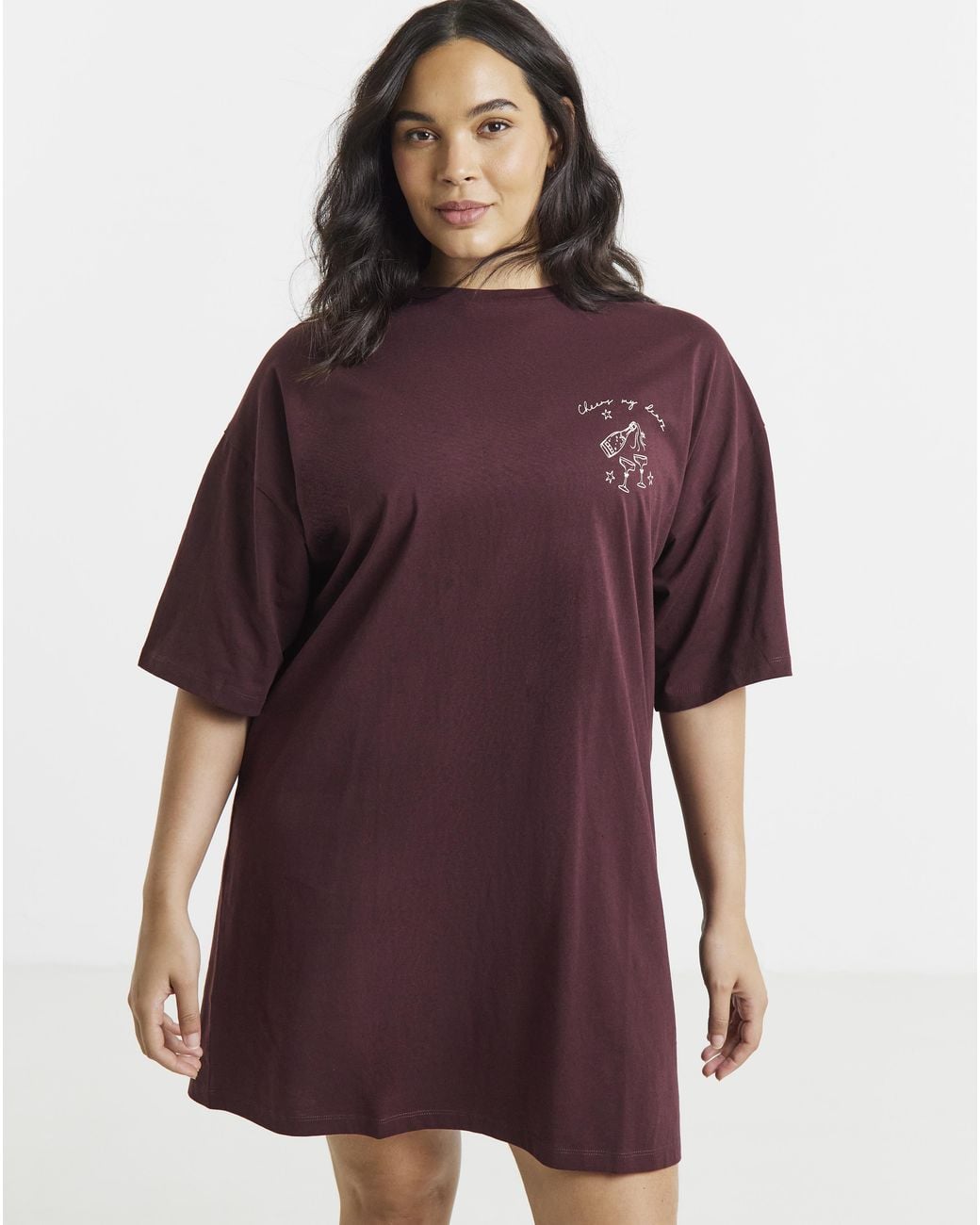 Pretty Secrets Purple Cheers Nightie