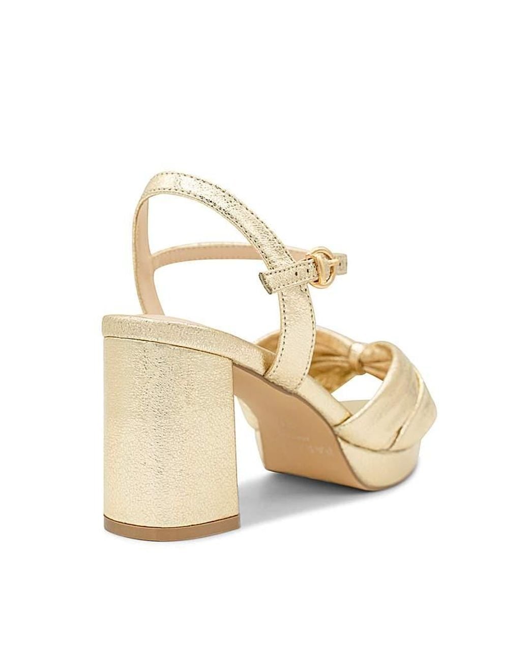 Paradox London Metallic Nerita Wide Fit Sandals