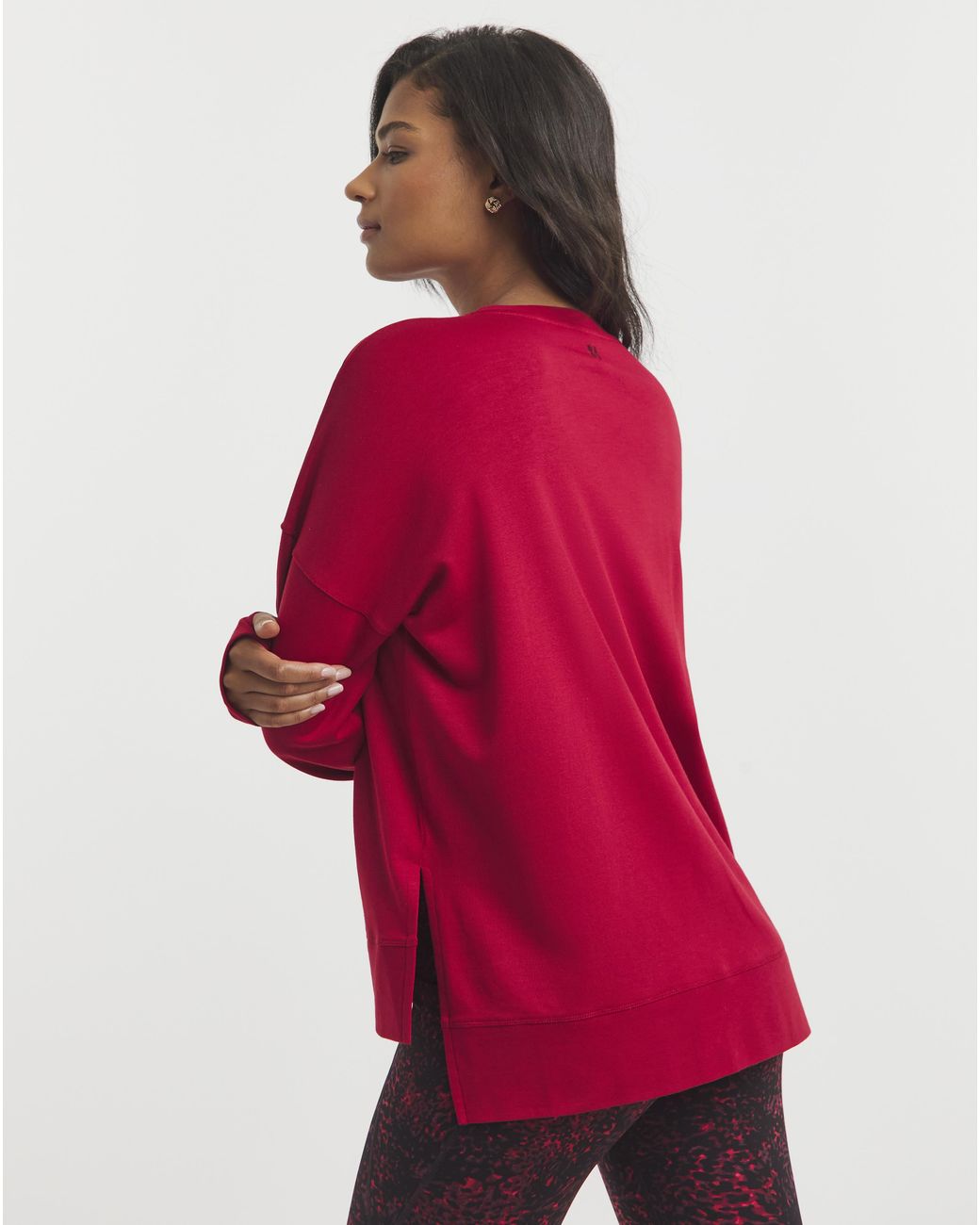 Sweaty Betty Red After Class Sweatshirt