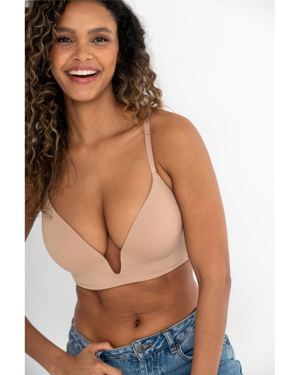 Pour Moi Brown Definitions Push-Up Bra