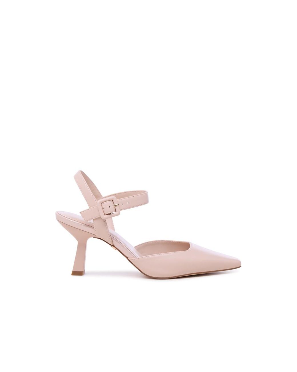 Paradox London Pink Tempest Flared Heel Shoes